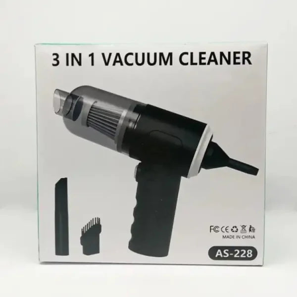 Compact 3-in-1 Handheld Vacuum Cleaner | Multifunctional & USB Powered
